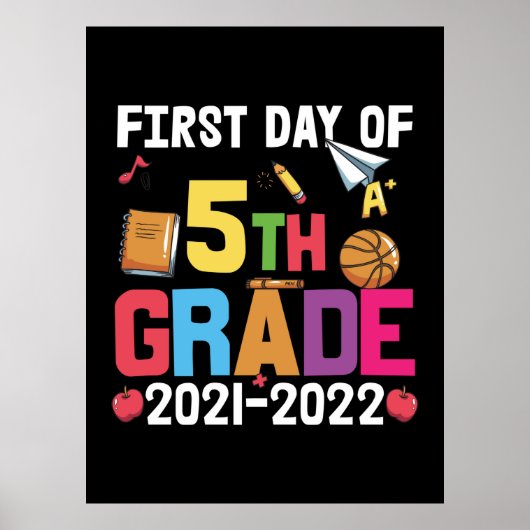 Erster Tag des 5. Poster (Vorne)