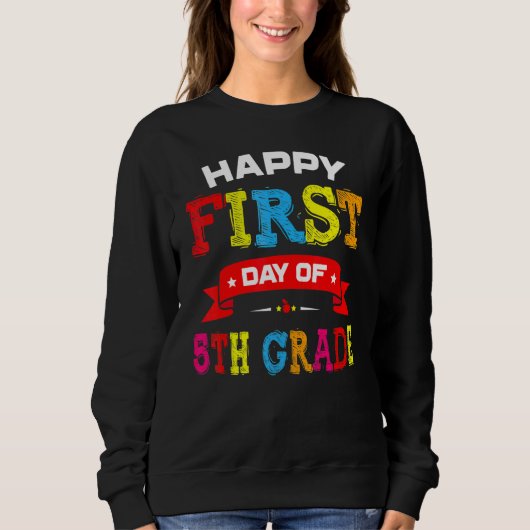 Erster Tag des 5. Sweatshirt (Vorderseite)