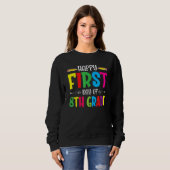 Erster Tag des Achten Lehrers Sweatshirt (Vorne ganz)