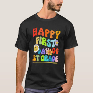 Erster Tag des ersten Lehrers der 1. Klasse zurück T-Shirt