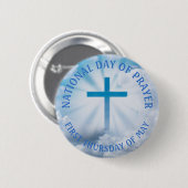 Erster Tag des Gebets religiöser Feiertag Button (Vorne & Hinten)