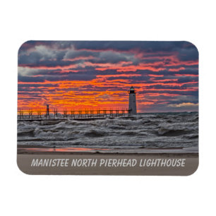 Erster Tag des Herbstes Sonnenuntergang Magnet