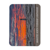 Erster Tag des Herbstes Sonnenuntergang Magnet (Vertikal)