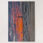 Erster Tag des Herbstes Sonnenuntergang Puzzle (Vertikal)