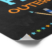 Erster Tag des Kinderposter-Fotos Poster (Ecke)