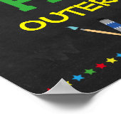 Erster Tag des Kinderposter-Fotos Poster (Ecke)