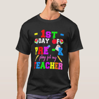 Erster Tag des Pre-K-beten für meinen Lehrer zurüc T-Shirt