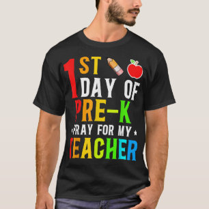 Erster Tag des Pre-K-Betens für meinen Lehrer Zurü T-Shirt