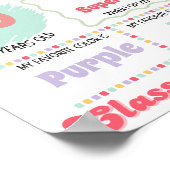 Erster Tag des Schulposters Poster (Ecke)