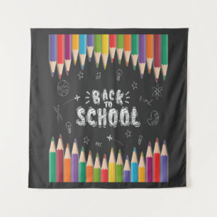 Erster Tag des Shirts, willkommen zurück zur Schul Wandteppich