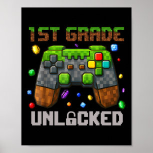 Erster Tag des ungesicherten Gamer-Pixels der Stuf Poster
