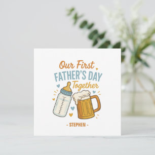 Erster Tag des Vaters - Beer & Baby Flasche