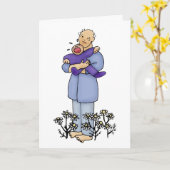 Erster Tag des Vaters Karte (Gelbe Blume)