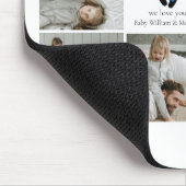 Erster Tag des Vaters - Kinderfußabdrücke und blau Mousepad (Ecke)