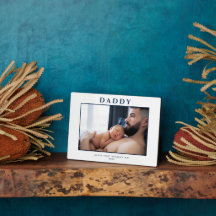 Erster Tag des Vaters Mute Blue & White Personalis