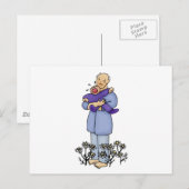 Erster Tag des Vaters Postkarte (Vorne/Hinten)