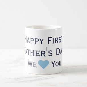 Erster Tag des Vaters Wir Liebe Sie Navy & Blue Kaffeetasse