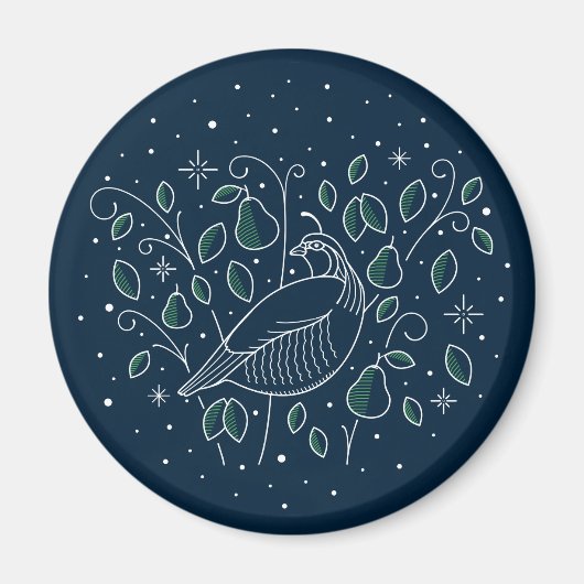 Erster Tag des Weihnachtsmagneten Magnet (Vorne)