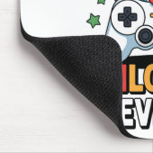 Erster Tag: Fünftes Level-Up-Videospiel Mousepad (Ecke)