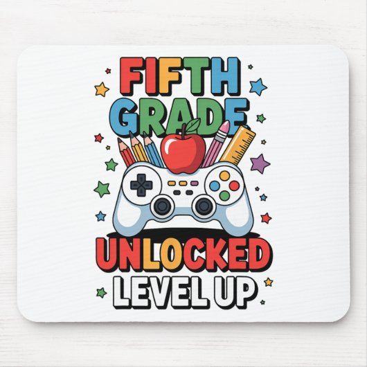 Erster Tag: Fünftes Level-Up-Videospiel Mousepad (Vorne)