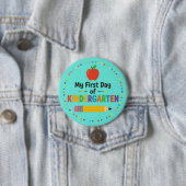 Erster Tag im Kindergarten Button (Beispiel)