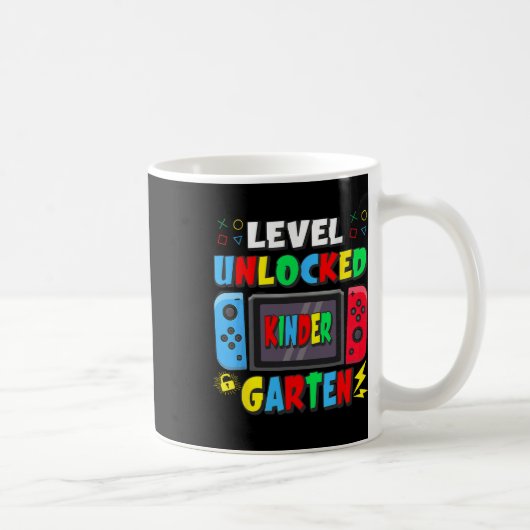 Erster Tag im Kindergarten Level freigeschaltet Sp Kaffeetasse (Rechts)