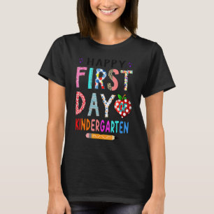 Erster Tag im Kindergarten Rückkehr zur Schule Leh T-Shirt
