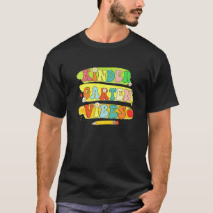 Erster Tag im Kindergarten Stimmung Lehrer Zurück T-Shirt
