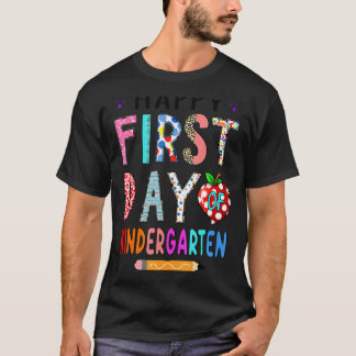 Erster Tag im Kindergarten Zurück zur Schule Lehre T-Shirt