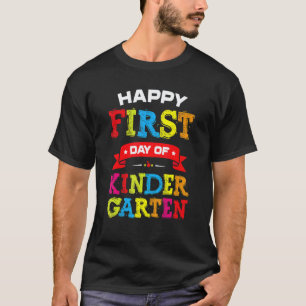 Erster Tag im Kindergarten Zurück zur Schule Lehre T-Shirt