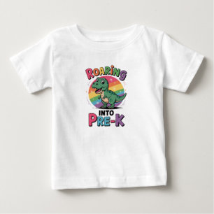 Erster Tag im Vorschulalter Zurück zur Schule Baby T-shirt