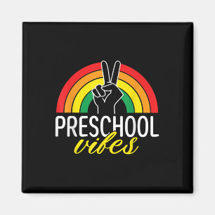 Erster Tag im Vorschulalter zurück zur Schule Rege Magnet