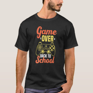 Erster Tag Jungen Spiel vorbei Lehrer Schüler Kont T-Shirt