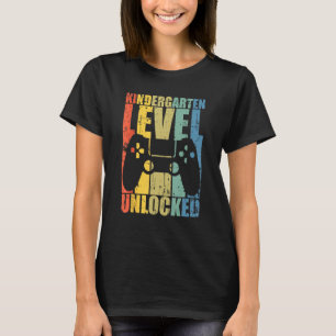 Erster Tag Kindergartenebene entsperrt in S T-Shirt