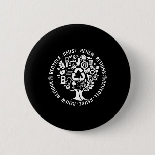 Erster Tag Recycle Wiederverwendung - Erneute Denk Button