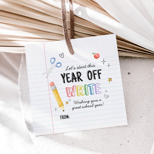 Erster Tag Zurück zum Schulplatz Geschenkanhänger