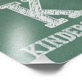 Erster Tag Zurück zur Schule, 1. Kindergarten Fotodruck (Ecke)