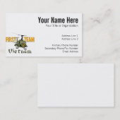 Erster Team-Vietnam-Kampfhubschrauber Visitenkarte (Vorne/Hinten)