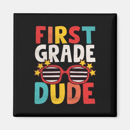 Erster Typ erster Schultag K Magnet (Vorne)