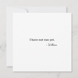 Erster Valentinstag, an dem ich noch nicht gejoggt Karte