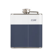 Erster Vatertag 2 Foto Angesagt Flachmann (Rückseite)