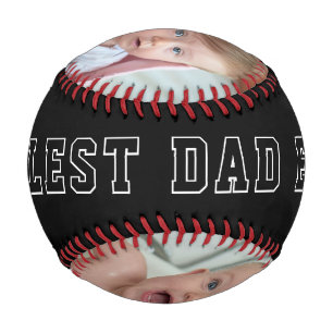 Erster Vatertag Coolster Vater überhaupt Baby-Foto Baseball