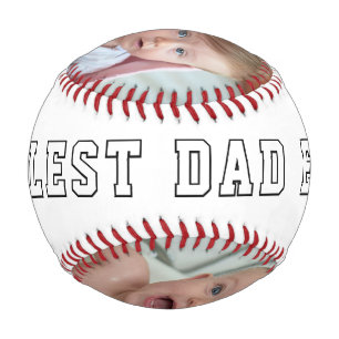 Erster Vatertag Coolster Vater überhaupt Baby-Foto Baseball