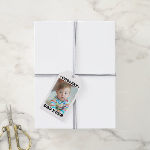 Erster Vatertag Coolster Vater überhaupt Baby-Foto Geschenkanhänger