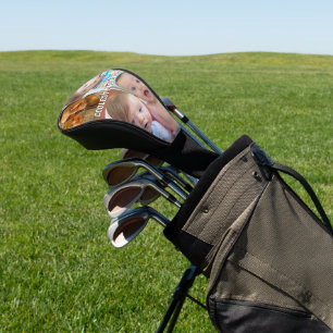 Erster Vatertag Coolster Vater überhaupt Baby-Foto Golf Headcover