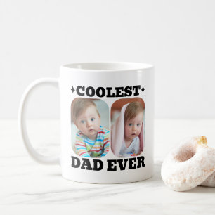 Erster Vatertag Coolster Vater überhaupt Baby-Foto Kaffeetasse