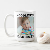 Erster Vatertag Coolster Vater überhaupt Baby-Foto
