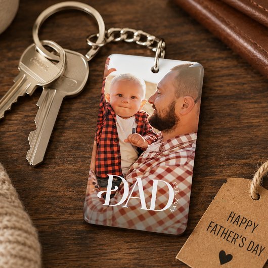 Erster Vatertag Dad Schlüsselanhänger