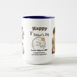 Erster Vatertag Daddy est 2026 Anime-Stil Tasse