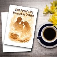 Erster Vatertag für den neuen Papa mit Koffein-Ant